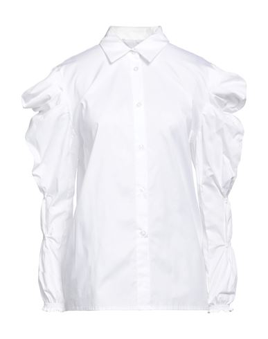 Alberta Tanzini Woman Shirt White Size 10 Cotton
