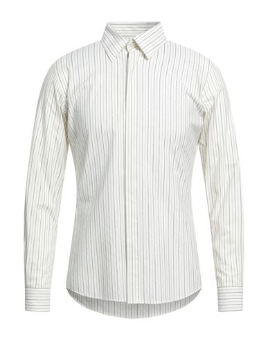 Gaelle Paris Gaëlle Paris Man Shirt Ivory Size 38 Cotton, Polyester, Polyamide In White