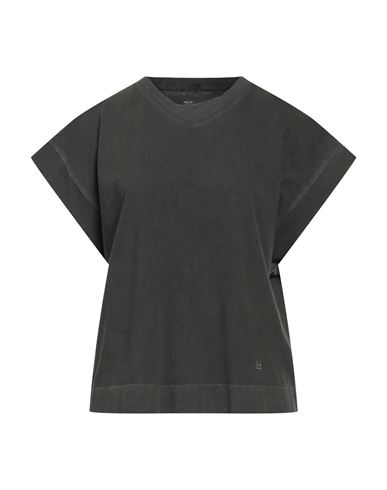 Leon & Harper Woman T-shirt Lead Size S Organic Cotton In Grey