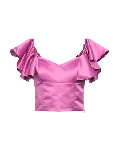 Pinko Woman Top Mauve Size 10 Polyester In Purple