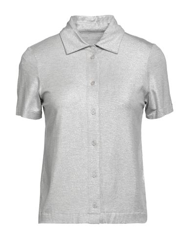 Majestic Filatures Woman Shirt Silver Size 1 Viscose, Elastane