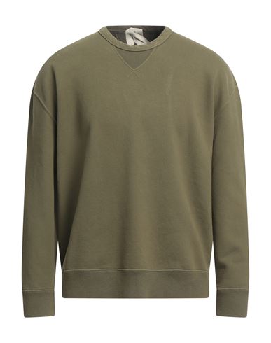 Ten C Army Green Cotton Sweatshirt