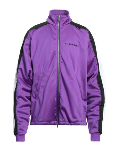 Vtmnts Man Sweatshirt Purple Size M Polyamide, Polyester
