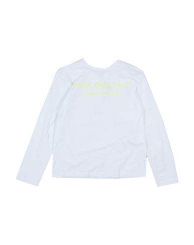 Philosophy Di Lorenzo Serafini Kids'  Toddler Girl T-shirt White Size 4 Cotton, Elastane