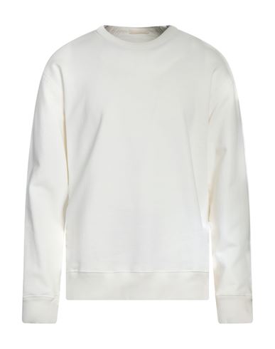 Ten C Man Sweatshirt Ivory Size L Cotton In White