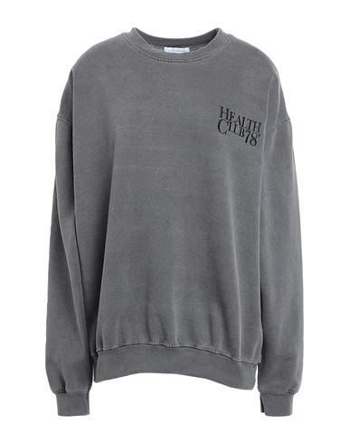 Topshop Woman Sweatshirt Grey Size Xs Cotton