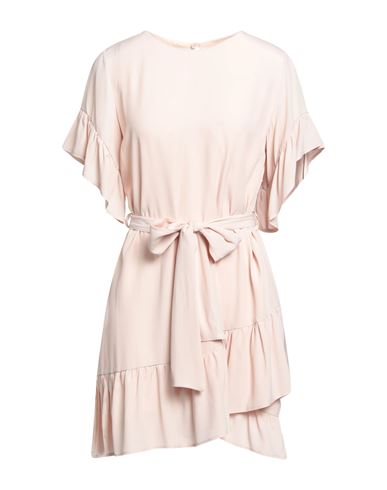 Twenty Easy By Kaos Woman Mini Dress Blush Size 8 Acetate, Silk In Pink