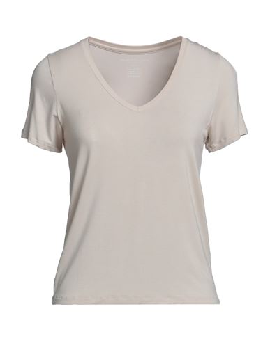 Majestic Filatures Woman T-shirt Beige Size 1 Viscose, Elastane