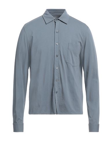 Majestic Filatures Man Shirt Lead Size M Cotton In Grey