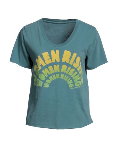 Leon & Harper Woman T-shirt Deep Jade Size S Organic Cotton In Green