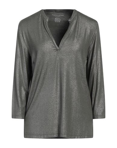Shop Majestic Filatures Woman Top Dark Green Size 4 Viscose, Elastane