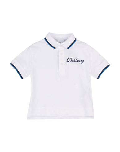 Burberry Babies'  Toddler Boy Polo Shirt White Size 6 Cotton