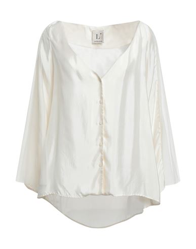 L'autre Chose L' Autre Chose Woman Shirt Ivory Size 4 Cupro, Viscose In White