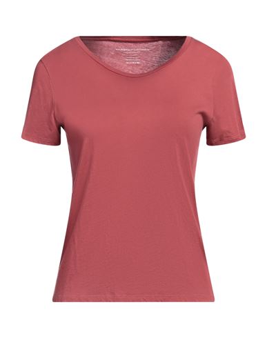 Majestic Filatures Woman T-shirt Brick Red Size 1 Cotton