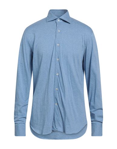 Alessandro Gherardi Man Shirt Light Blue Size 16 ½ Cotton