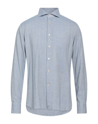 Alessandro Gherardi Man Shirt Light Blue Size 15 ¾ Cotton