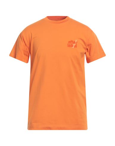 Shop Afterlabel Man T-shirt Orange Size M Cotton
