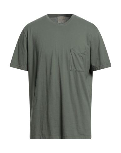 Moreno Martinelli Man T-shirt Military Green Size Xs Cotton