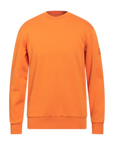 Afterlabel Man Sweatshirt Orange Size M Cotton