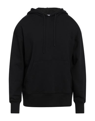 Msgm Man Sweatshirt Black Size Xl Cotton