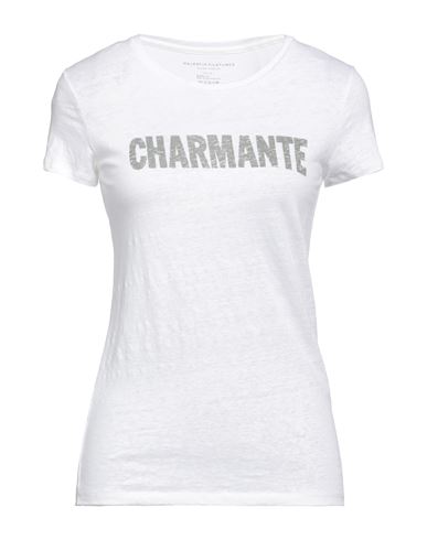 Majestic Filatures Woman T-shirt White Size 1 Linen, Elastane