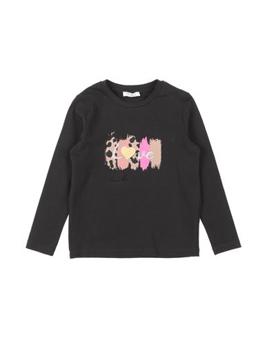 Vicolo Babies'  Toddler Girl T-shirt Black Size 6 Cotton, Elastane