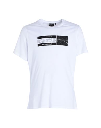 Barbour Man T-shirt White Size Xl Cotton