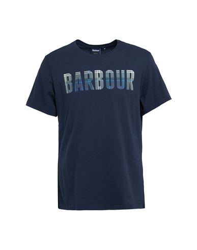 Barbour Man T-shirt Navy Blue Size Xxl Cotton