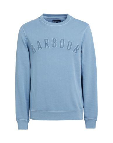 Barbour Man Sweatshirt Light Blue Size Xxl Cotton