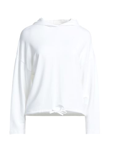 Majestic Filatures Woman Sweatshirt Off White Size 1 Viscose, Elastane