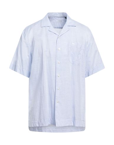 Harmont & Blaine Man Shirt Sky Blue Size L Cotton, Linen