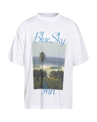 Shop Blue Sky Inn Man T-shirt White Size M Cotton