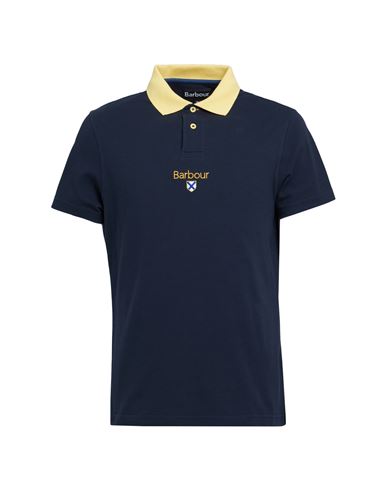 Barbour Man Polo Shirt Navy Blue Size Xl Cotton