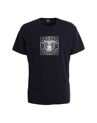 Barbour Man T-shirt Midnight Blue Size Xl Cotton