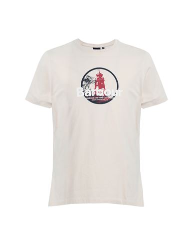 Barbour Man T-shirt Beige Size Xxl Organic Cotton