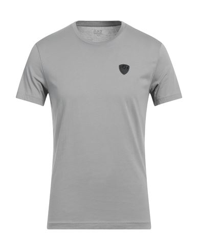 Ea7 Man T-shirt Grey Size 3xl Cotton