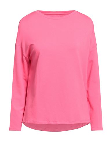 Majestic Filatures Woman Sweatshirt Fuchsia Size 1 Viscose, Elastane In Pink