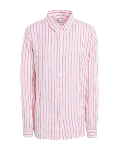 Shop Barbour Woman Shirt Salmon Pink Size 8 Linen