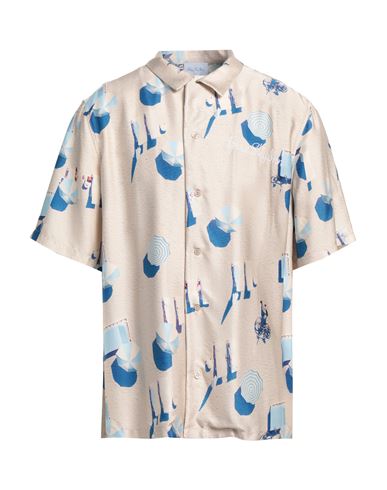 Shop Blue Sky Inn Man Shirt Beige Size Xs Viscose