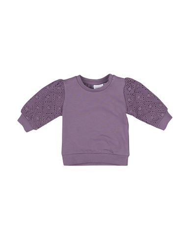 Name It® Babies' Name It Newborn Girl Sweatshirt Purple Size 1 Organic Cotton, Elastane