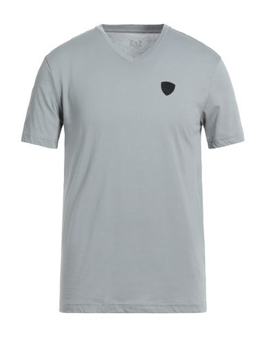 Ea7 Man T-shirt Grey Size M Cotton