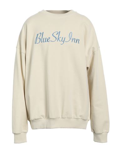 Shop Blue Sky Inn Man Sweatshirt Cream Size M Cotton In White