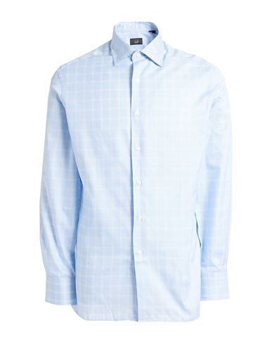 Dunhill Man Shirt Light Blue Size Xl Cotton