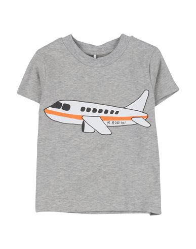 Mini Rodini Babies'  Toddler T-shirt Grey Size 7 Organic Cotton, Elastane