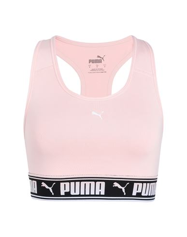 Puma Mid Impact  Strong Bra Woman Top Pink Size Xs Polyester, Elastane