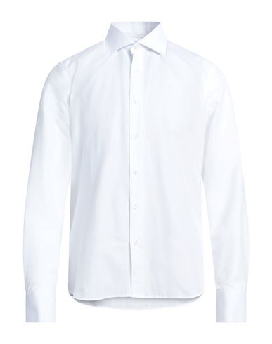 Egon Von Furstenberg Man Shirt White Size 16 Cotton