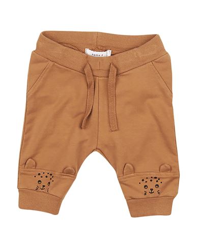 Name It® Babies' Name It Newborn Pants Camel Size 1 Organic Cotton, Elastane In Beige