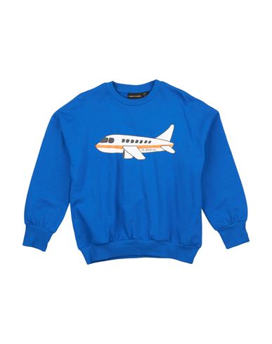 Mini Rodini Babies' Blue Organic Cotton Airplane Sweatshirt