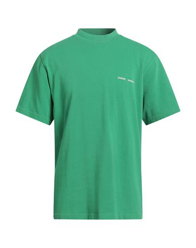 Samsoe & Samsoe Samsøe Φ Samsøe Man T-shirt Green Size Xs Organic Cotton