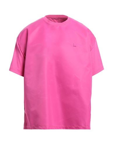 Valentino Garavani Man T-shirt Magenta Size M Cotton, Polyamide